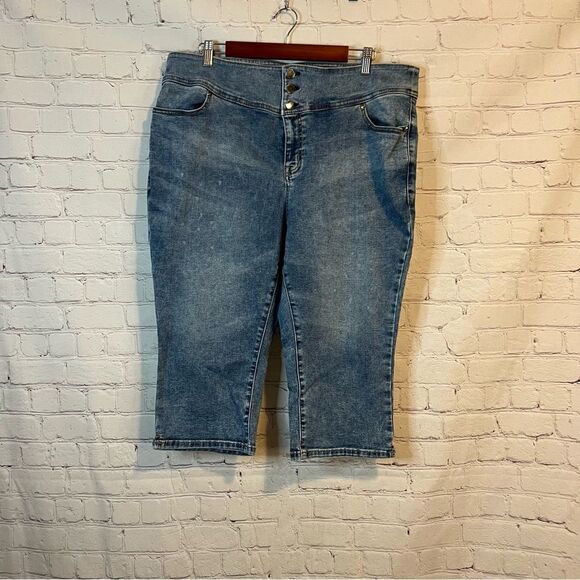 Lane Bryant Flex Magic Waistband High-Rise Jegging Crop size 20 - Picture 1 of 7